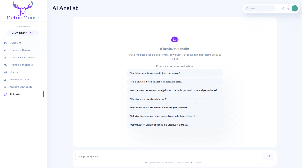 AI-Analist: Stel een vraag, krijg direct antwoord